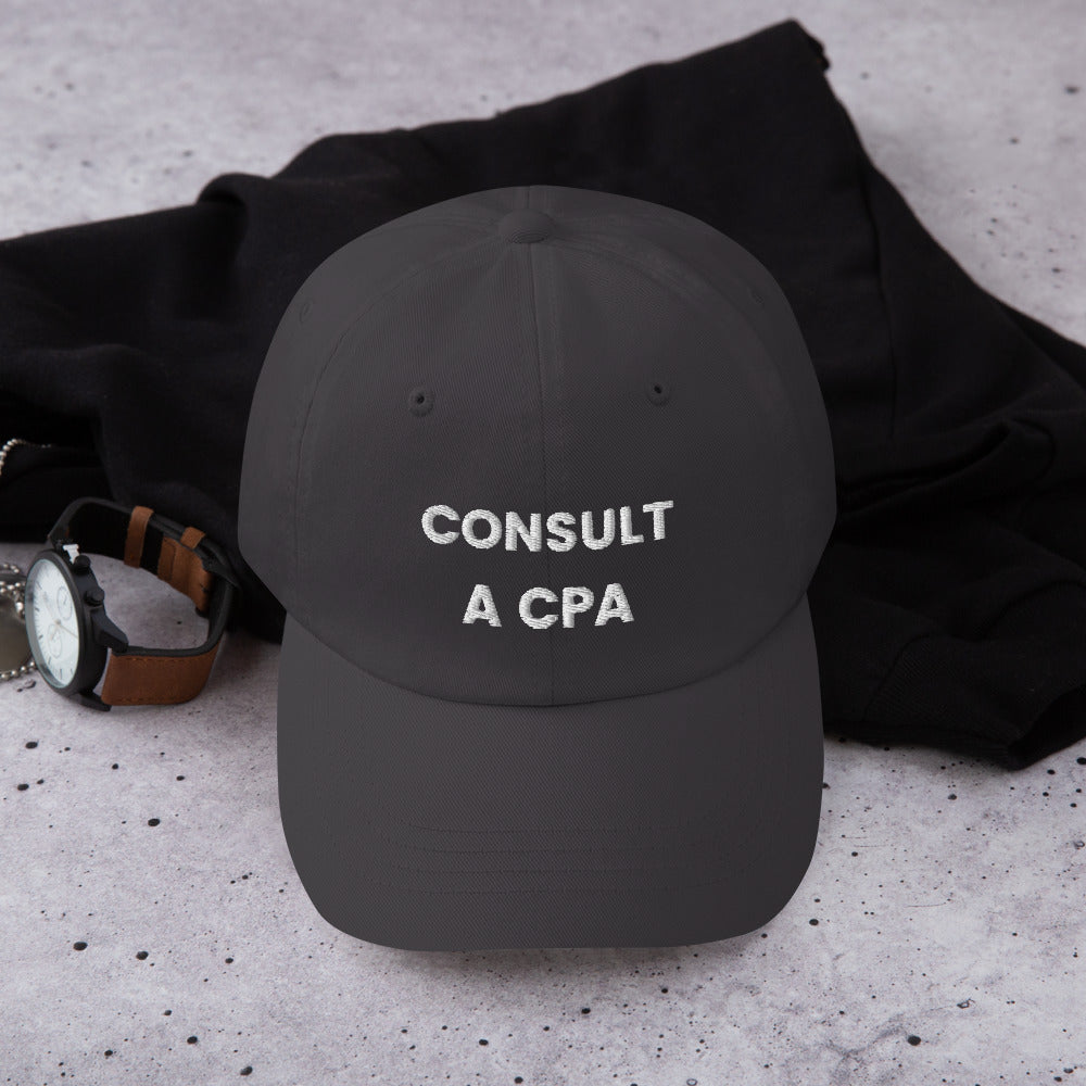 Consult A CPA - Dad hat