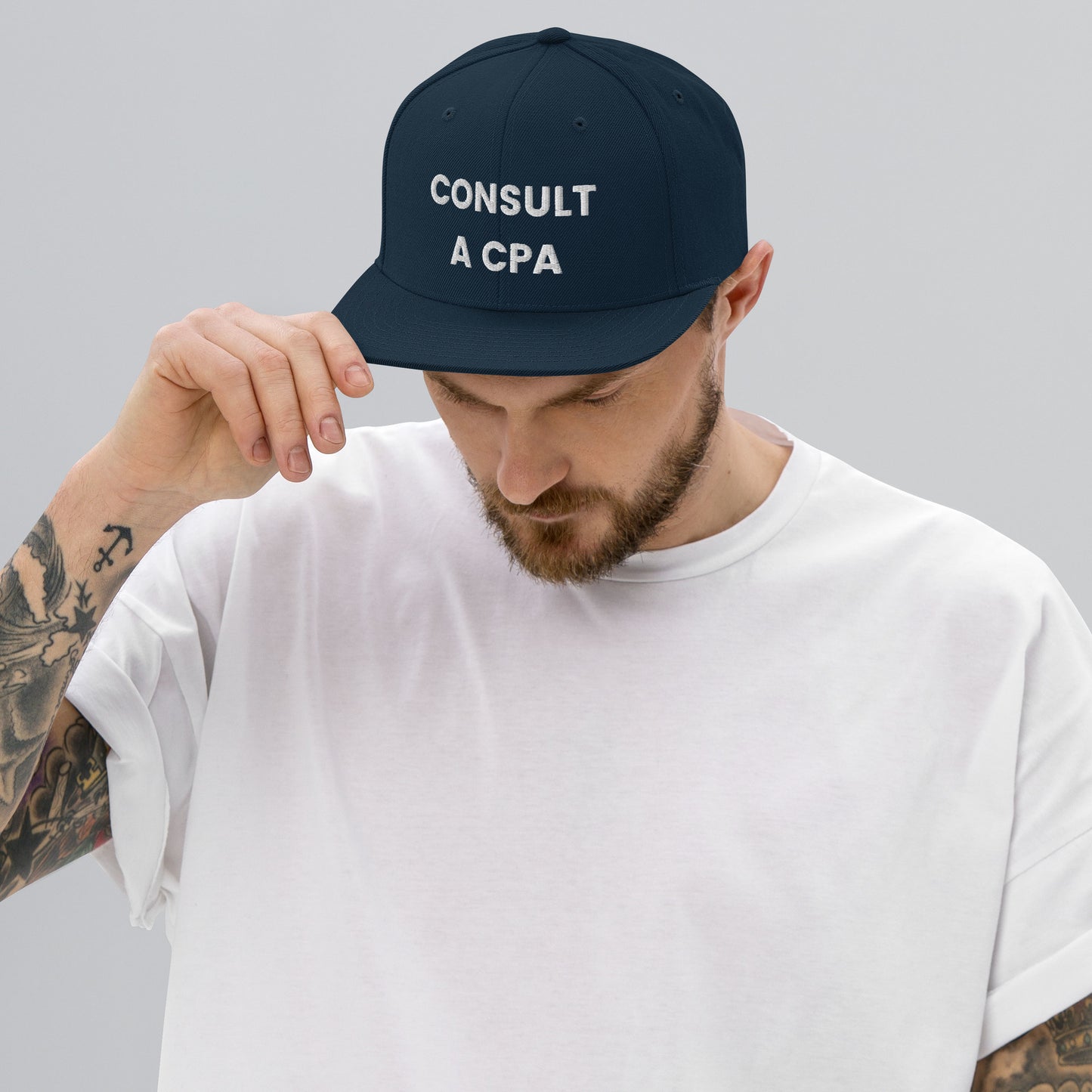 Consult A CPA - Snapback Hat