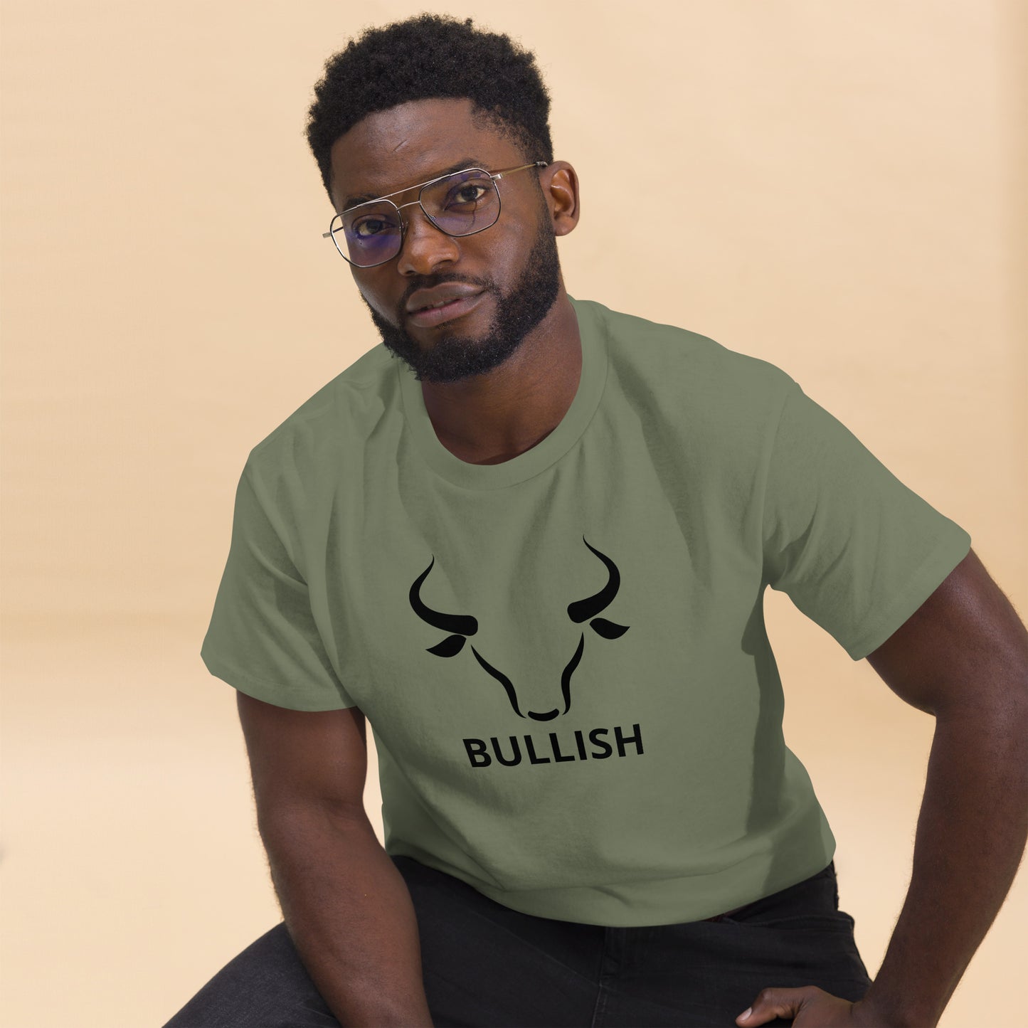 Bullish - Military Green Men's classic tee