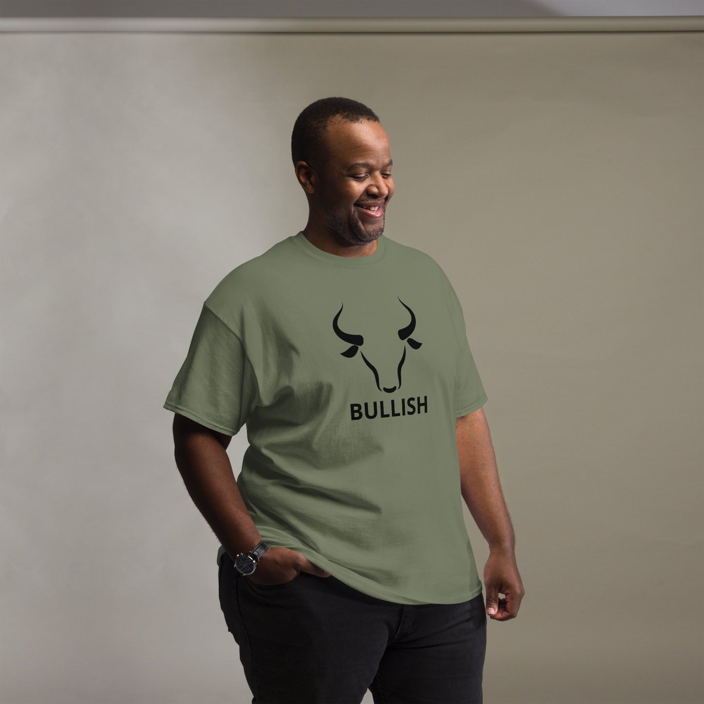 Bullish - Military Green Men's classic tee