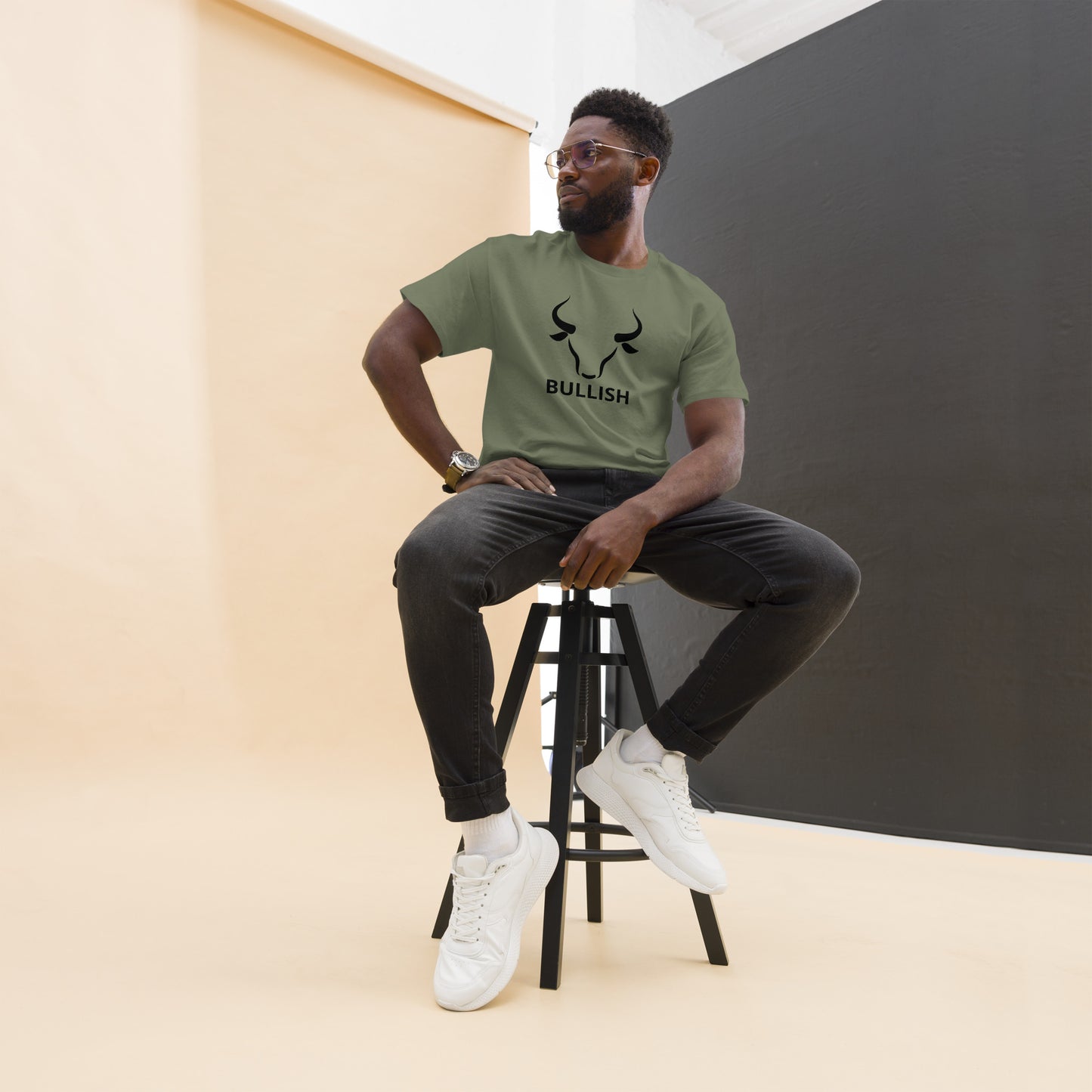 Bullish - Military Green Men's classic tee