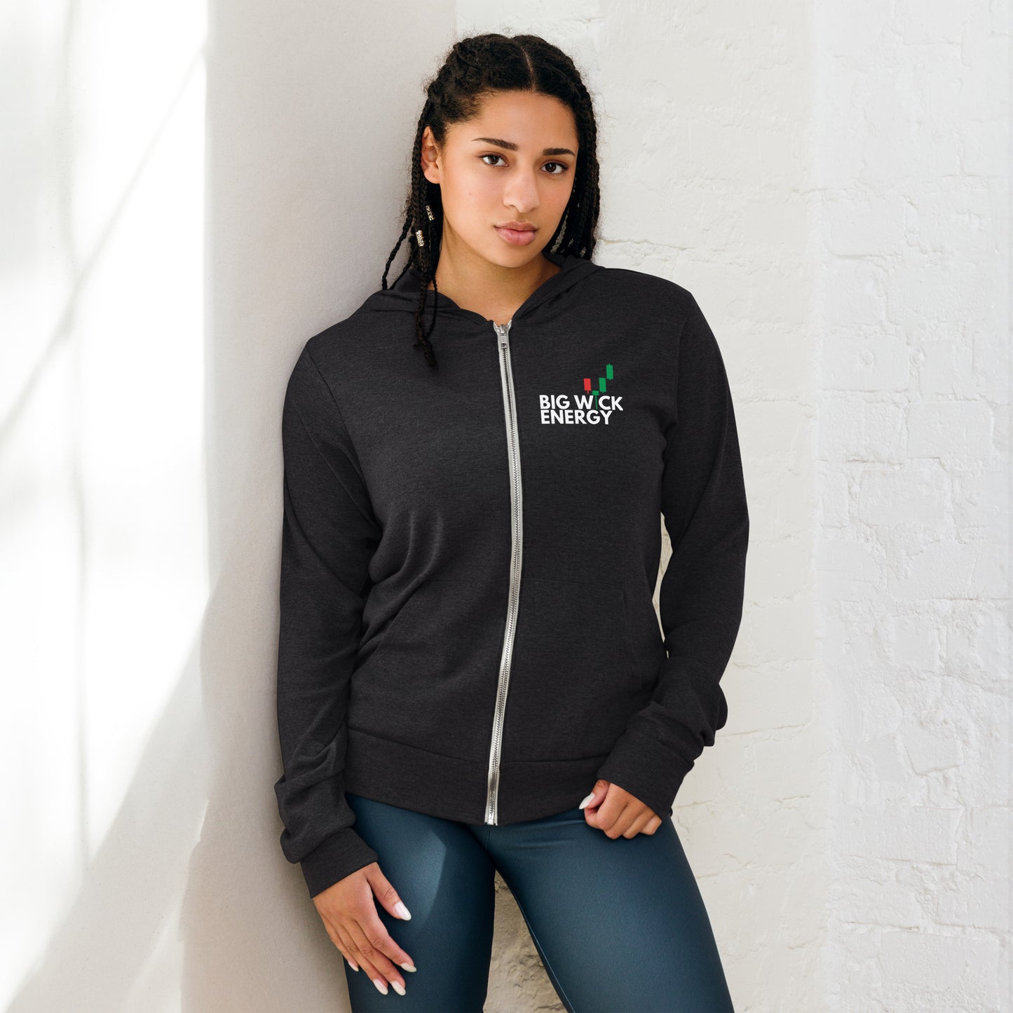 BIG WICK ENERGY - Unisex LIGHTWEIGHT zip hoodie