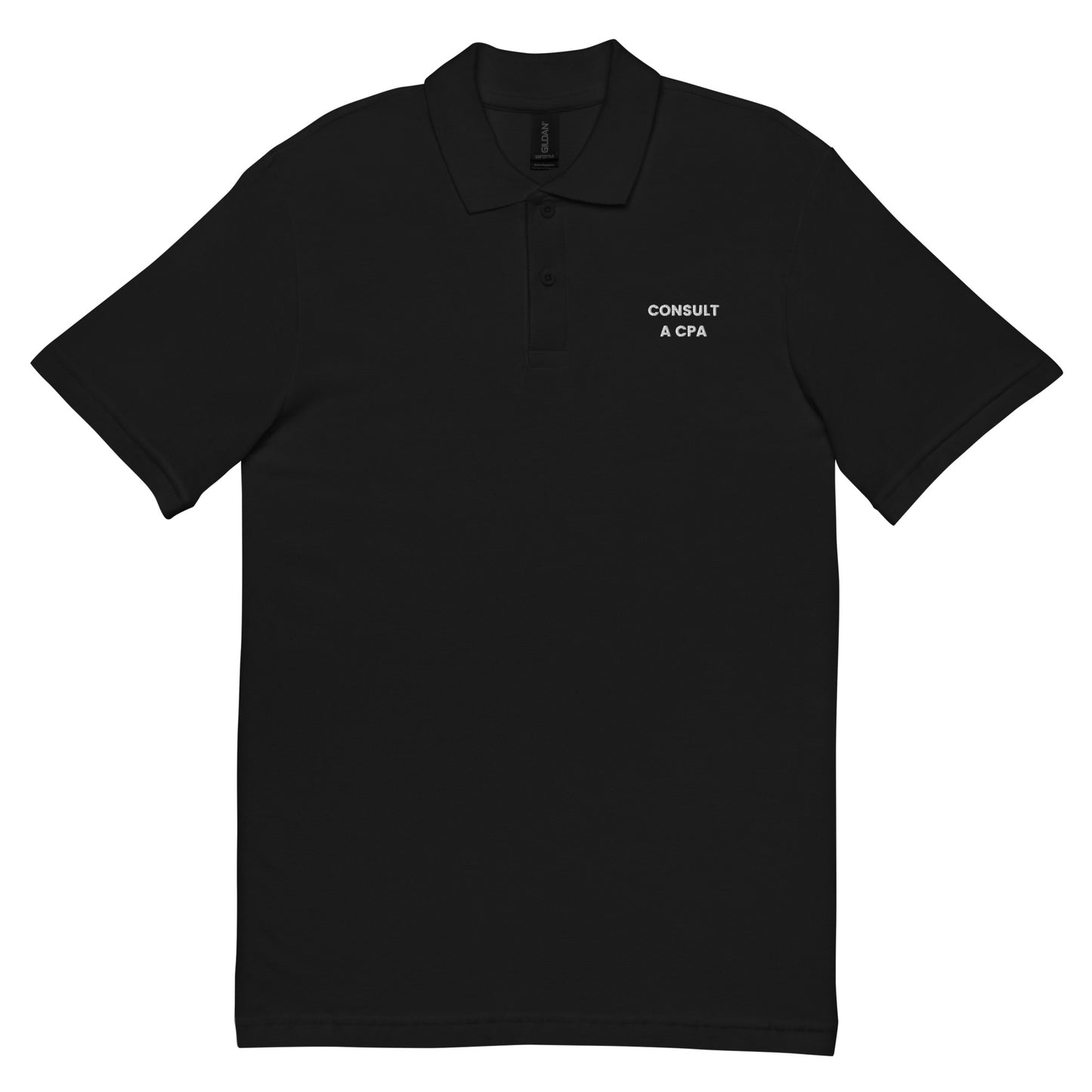 Consult A CPA - Unisex pique polo shirt