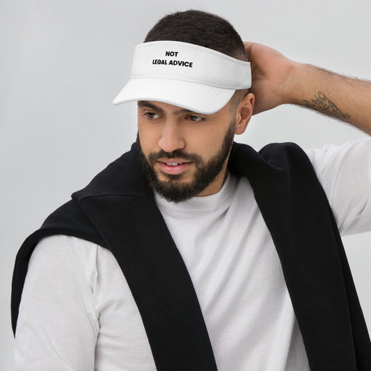 NOT LEGAL ADVICE - Visor (WHITE)